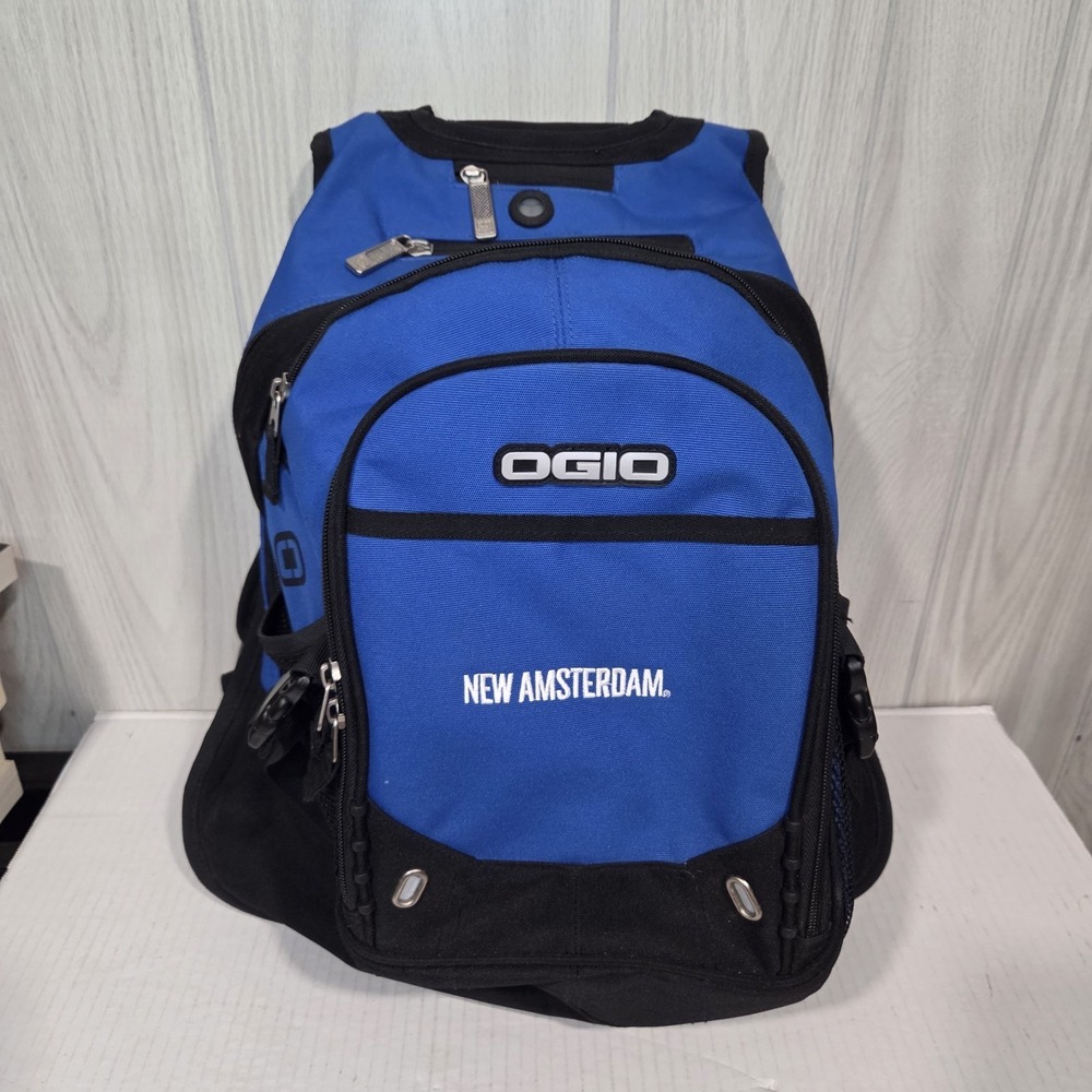 OGIO Fugitive Backpack Black/Gray Laptop Travel School Work Pack Bag EUC
